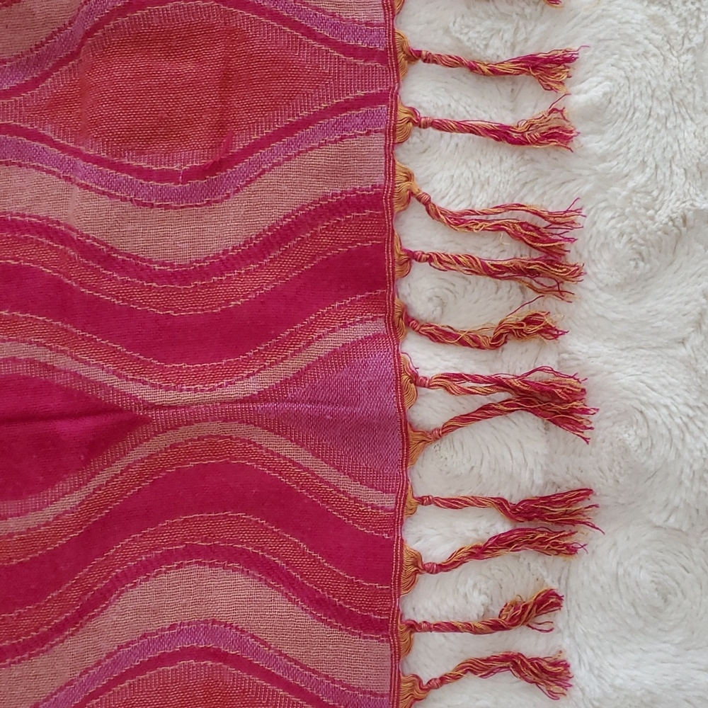 Scarf Set - Red + Pink - Picture 6 of 7